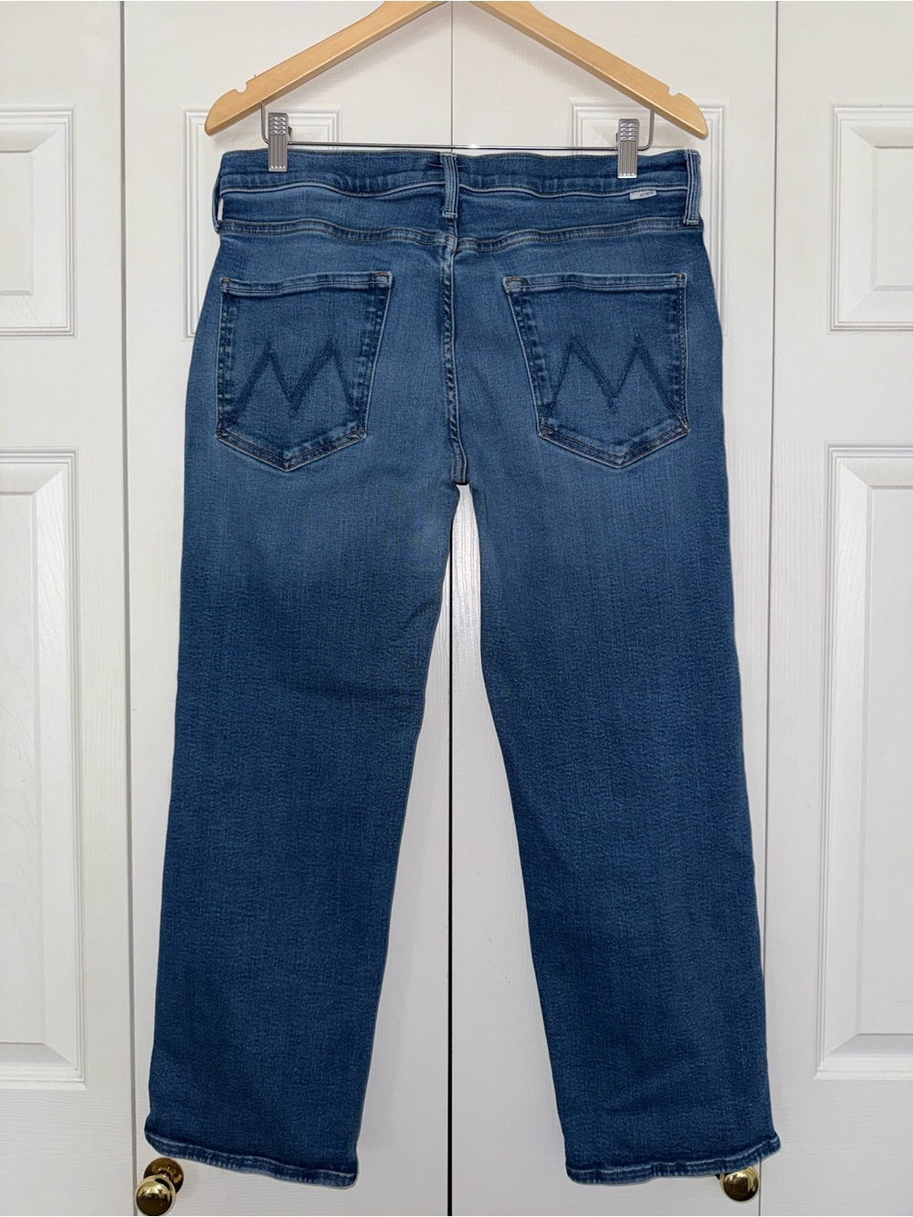 Mother the mid rise rambler zip ankle Jean W32/L26
